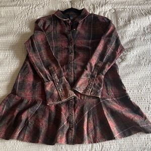 Wild Fable Plaid Mini Dress - Red and Black